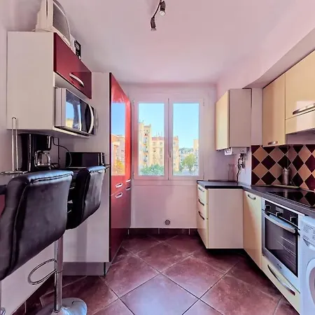 Superbe Grand 3 Pieces De 65 M2 -cosy -3 Mn Gare Riquier Apartment Nice